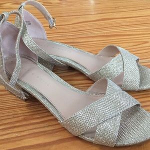 Sparkly Gold Kelly and Katie Sandal Size 8